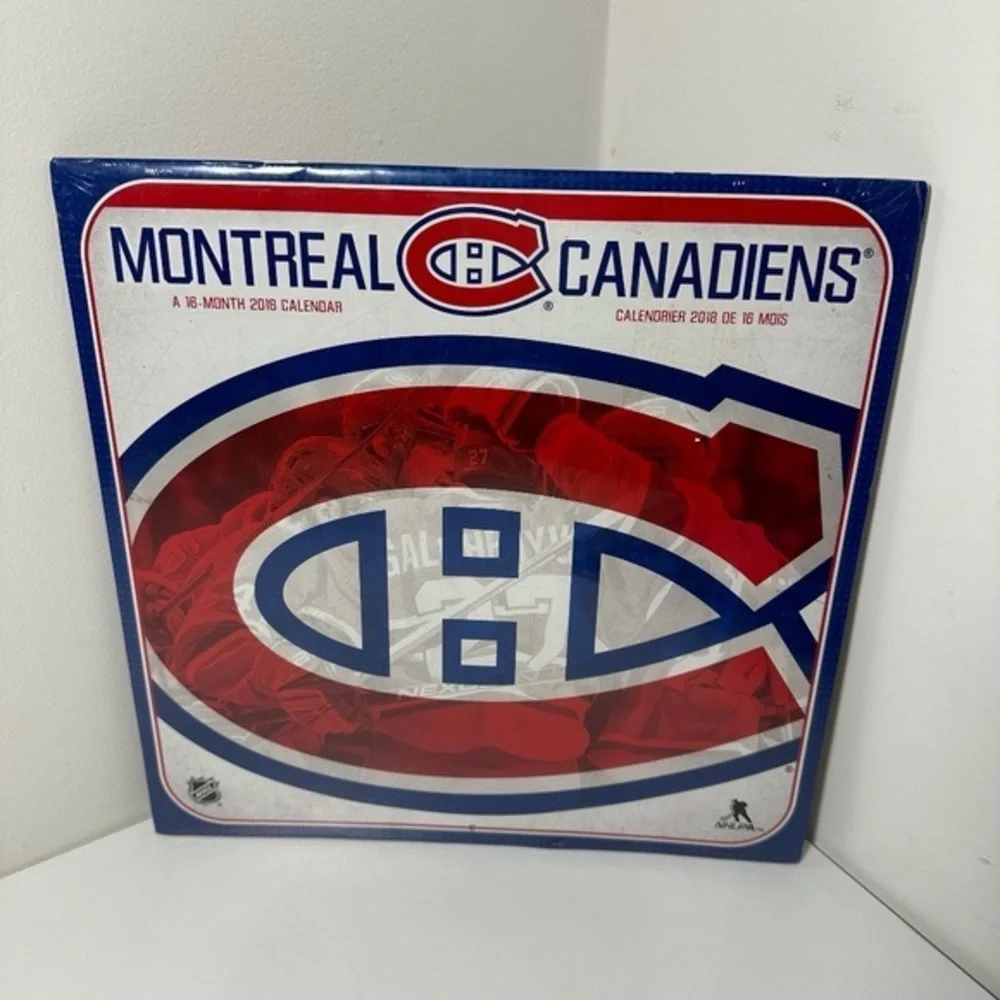 Montreal Canadiens 2018 16 Month Calendar Sealed